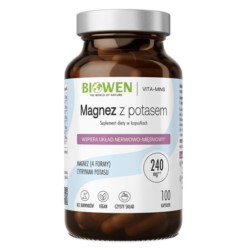 Biowen Magnez z potasem 4Xmg 100 k