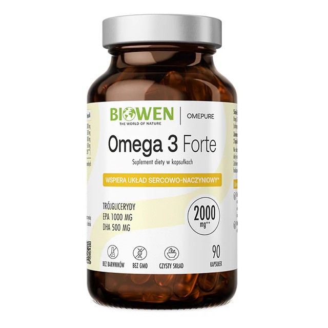 Biowen Omega 3 Forte 90 k EPA 1000 mg DHA 500 mg