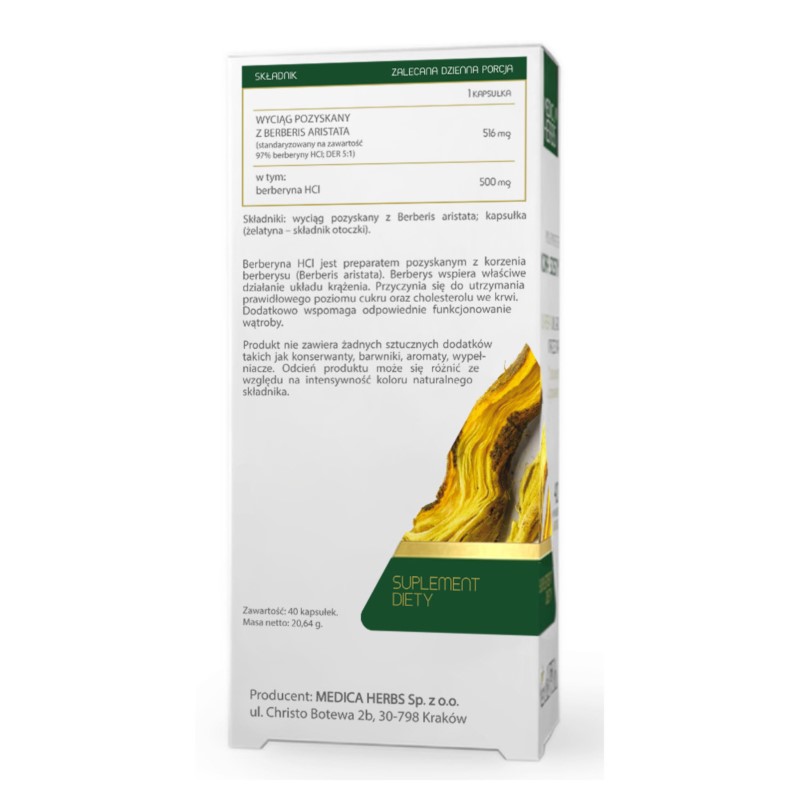 Medica Herbs Berberyna HCL 40 k