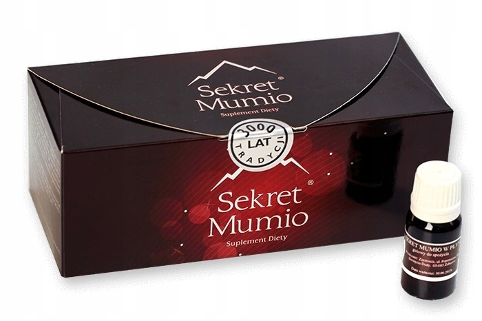 Sekret Mumio 21 buteleczek 10 ml