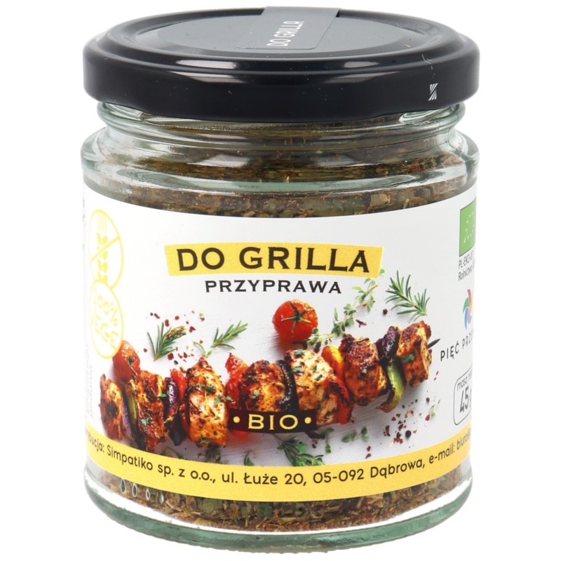Pięć Przemian Przyprawa na Grilla BIO 45 g Pięć Przemian Przyprawa na Grilla BIO 45 g