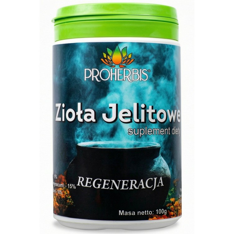Proherbis Zioła Jelitowe 100 g regeneracja Proherbis Zioła Jelitowe 100 g regeneracja