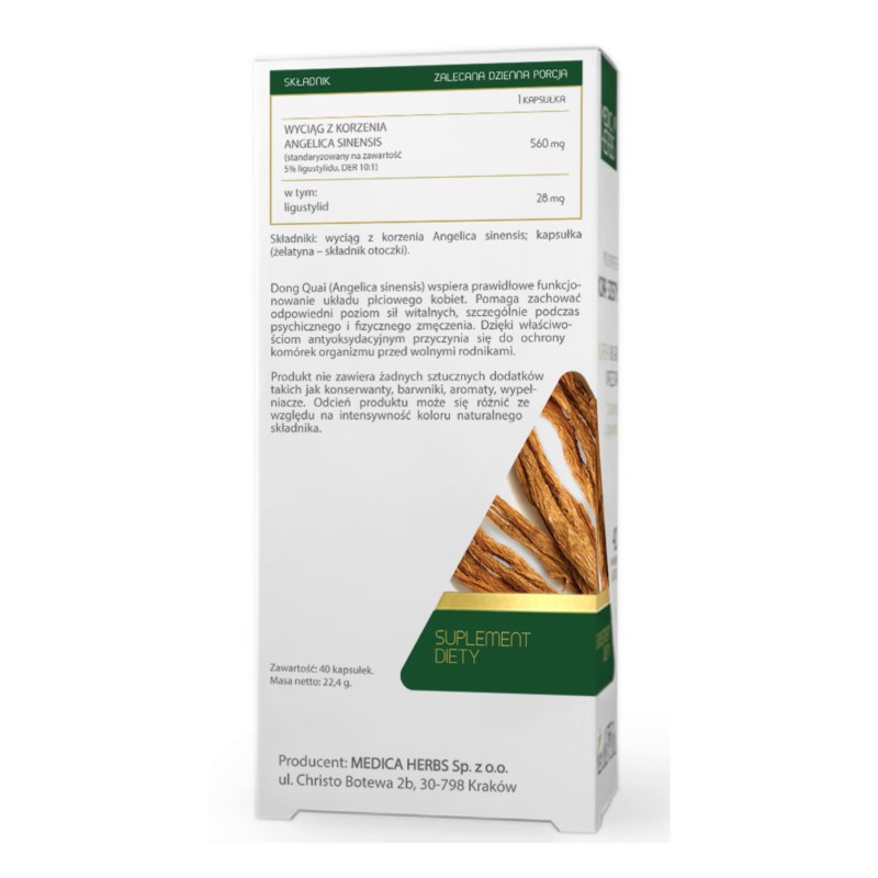 Medica Herbs Dong Quai forte 560 mg 40 k
