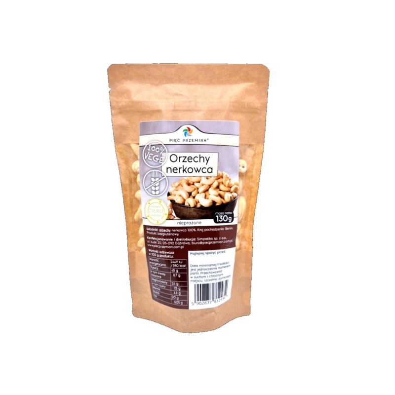Pięć Przemian Orzechy Nerkowca 130 g