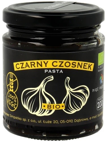 Pięć Przemian Czarny czosnek Pasta BIO 200g