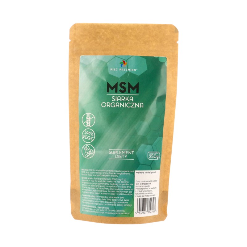 Pięć Przemian MSM Siarka Organiczna 250 g