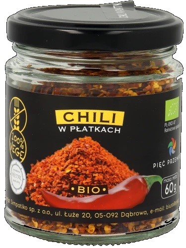 Pięć Przemian Chili płatki BIO 60 g