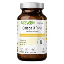 Biowen Omega 3 Forte 30 k EPA 1000 mg DHA 500 mg