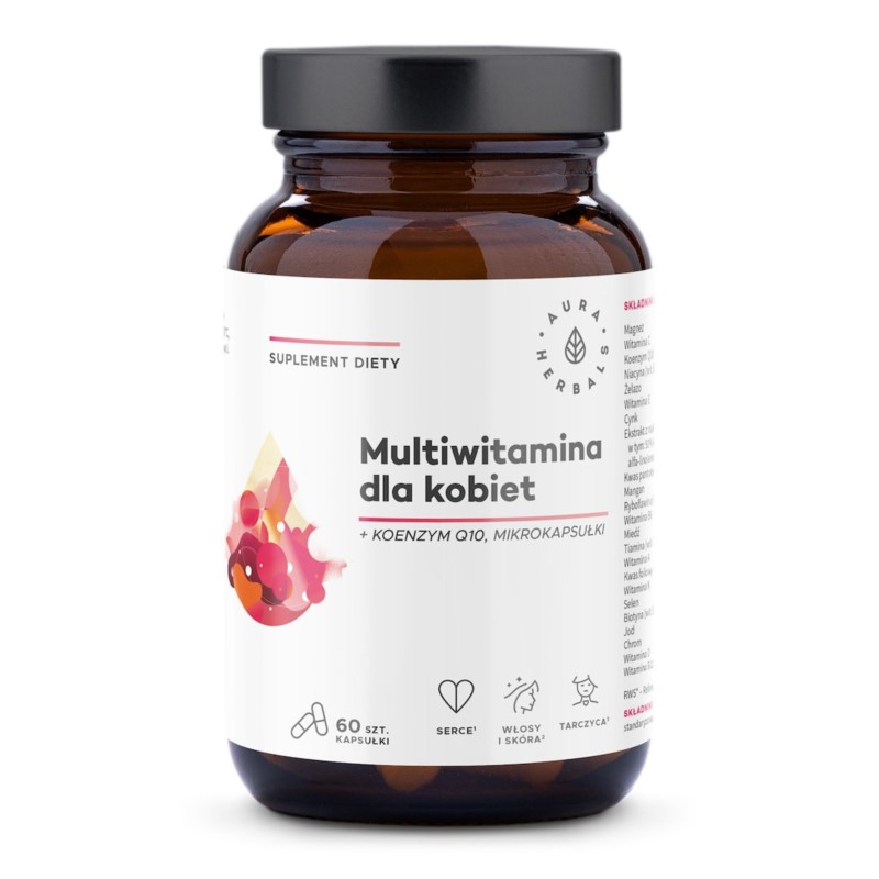 Aura Herbals Multiwitamina dla kobiet 60 kaps Aura Herbals Multiwitamina dla kobiet 60 kaps