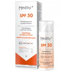 Medity+ SPF 50 Nawilżający krem do twarzy 50 ml