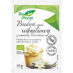 BIO Planet Budyń o smaku waniliowym z wanilią 40 g