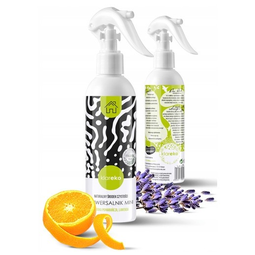 Klareko Uniwersalnik Mini pomarańcza lawenda 250ml Klareko Uniwersalnik Mini pomarańcza lawenda 250ml