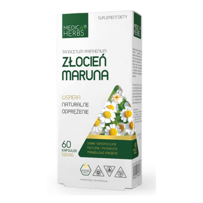 Medica Herbs Złocień Maruna 520 mg 60 kap