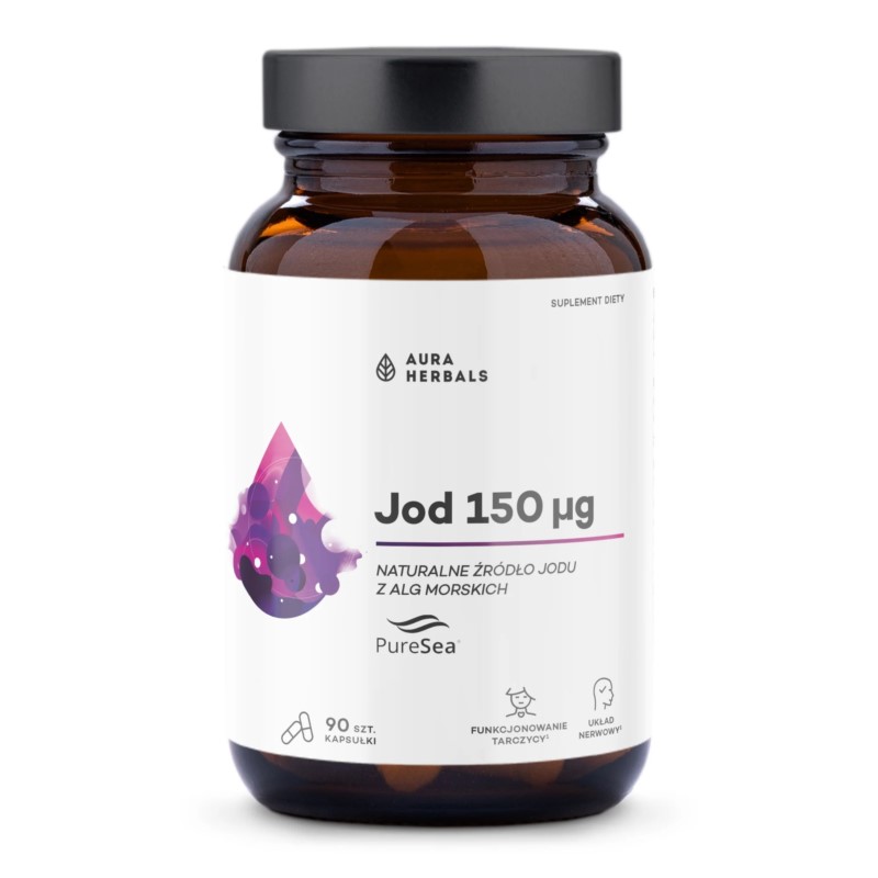 Aura Herbals Potas 150 µg 90 kapsułek Aura Herbals Potas 150 µg 90 kapsułek