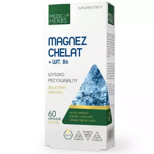 Medica Herbs Magnez Chelat + Wit. B 60 k