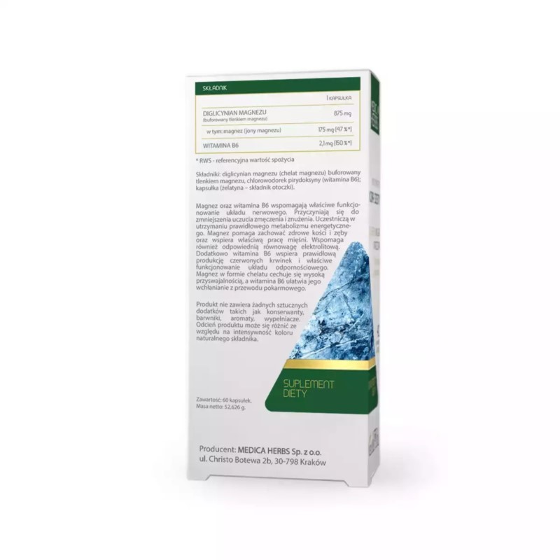 Medica Herbs Magnez Chelat + Wit. B 60 k