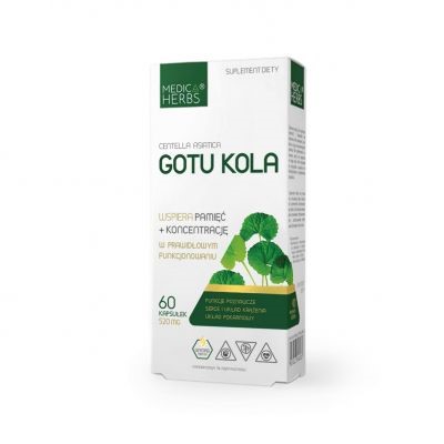 Medica Herbs Gotu Kola 520 mg 60 k Medica Herbs Gotu Kola 520 mg 60 k