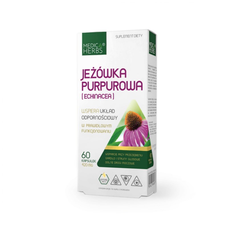 Medica Herbs Jeżówka Purpurowa Echinacea 60 k Medica Herbs Jeżówka Purpurowa Echinacea 60 k