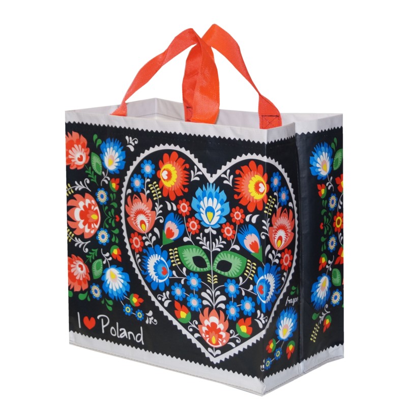 Torba Z Pp Esy-Floresy Serce Czarna Torba Z Pp Esy-Floresy Serce Czarna