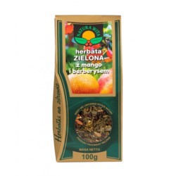 Natura Wita Herbata Zielona Mango Berberys 100 g