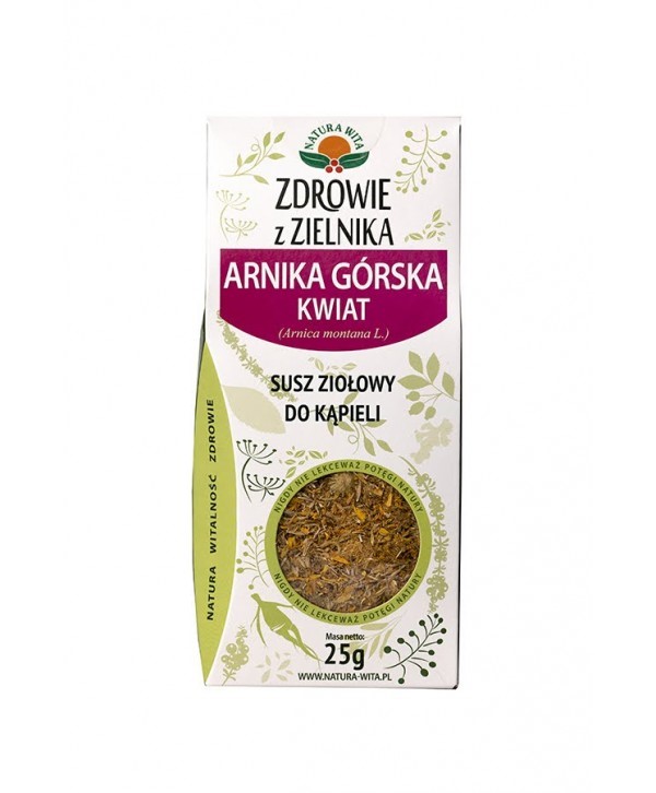 Natura Wita Arnika Górska Kwiat 25G Natura Wita Arnika Górska Kwiat 25G