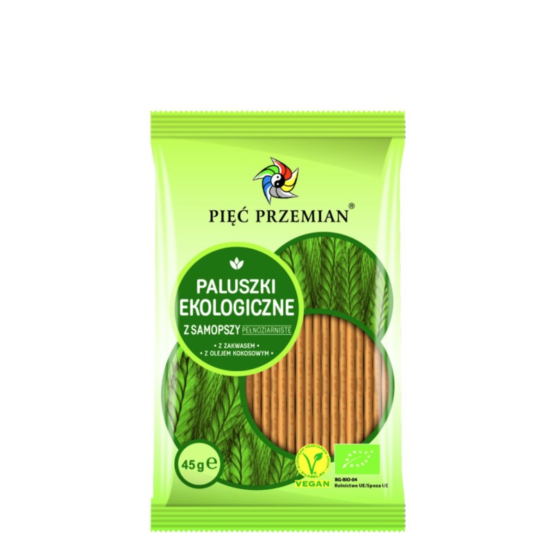 Pięć Przemian Paluszki Eko z Samopszy 25x45g Pięć Przemian Paluszki Eko z Samopszy 25x45g