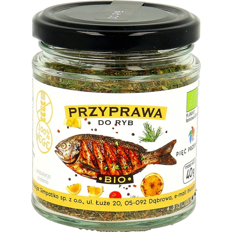 Pięć Przemian Przyprawa do Ryb BIO 40 g