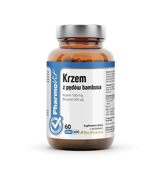 Pharmovit Krzem z pędów bambusa 60 k. Pharmovit Krzem z pędów bambusa 60 k.
