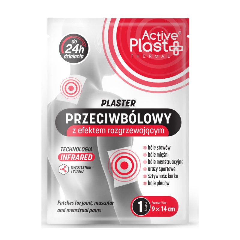 ActivePlast Plaster ROZGRZEWAJĄCY 9x14 1 szt