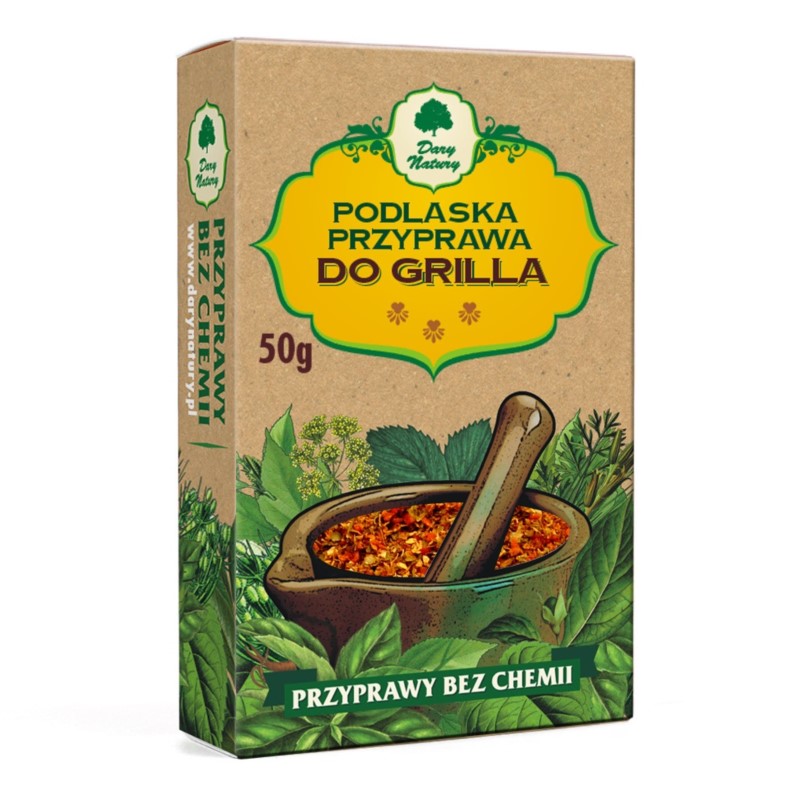 Dary Natury Podlaska Przyprawa DO Grila 50G Dary Natury Podlaska Przyprawa DO Grila 50G