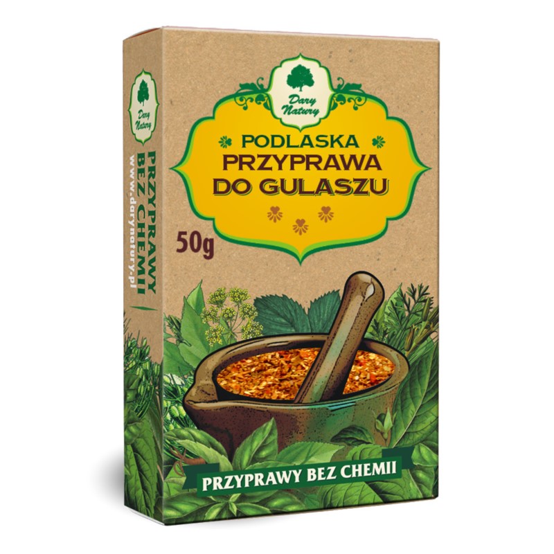 Dary Natury Podlaska Przyprawa Do Gulaszu 50G Dary Natury Podlaska Przyprawa Do Gulaszu 50G