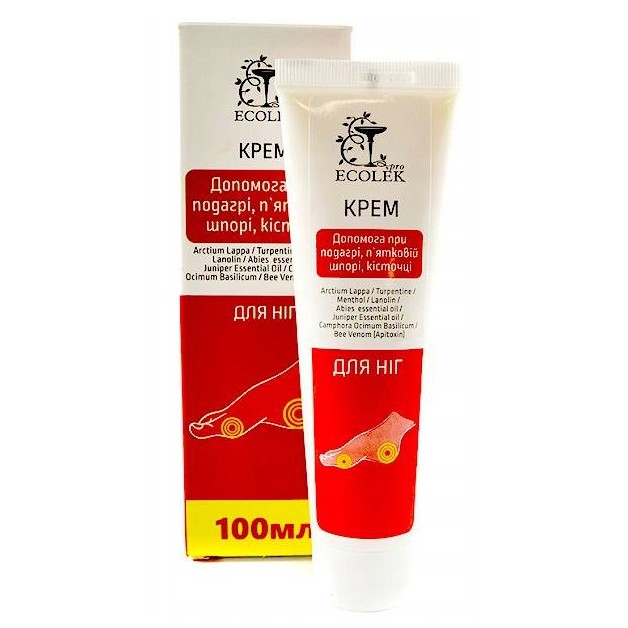 EKOLEK Krem do stóp przeciw podagrze 100 ml EKOLEK Krem do stóp przeciw podagrze 100 ml