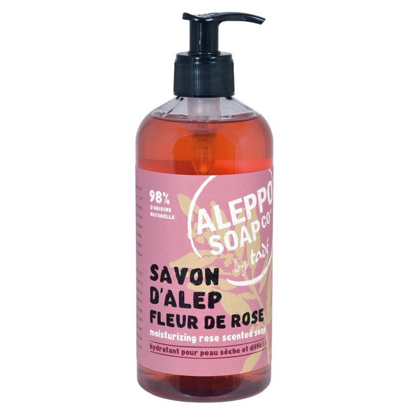 Mydło Aleppo kwiat róża 500 ml Mydło Aleppo kwiat róża 500 ml
