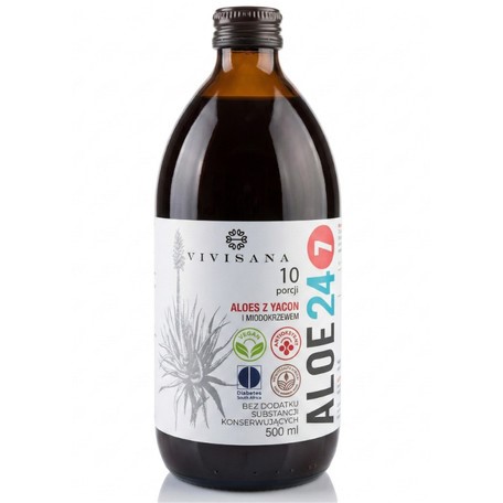 VIVISANA Sok z Aloesu 24/7 Miodokrzew 500 ml VIVISANA Sok z Aloesu 24/7 Miodokrzew 500 ml