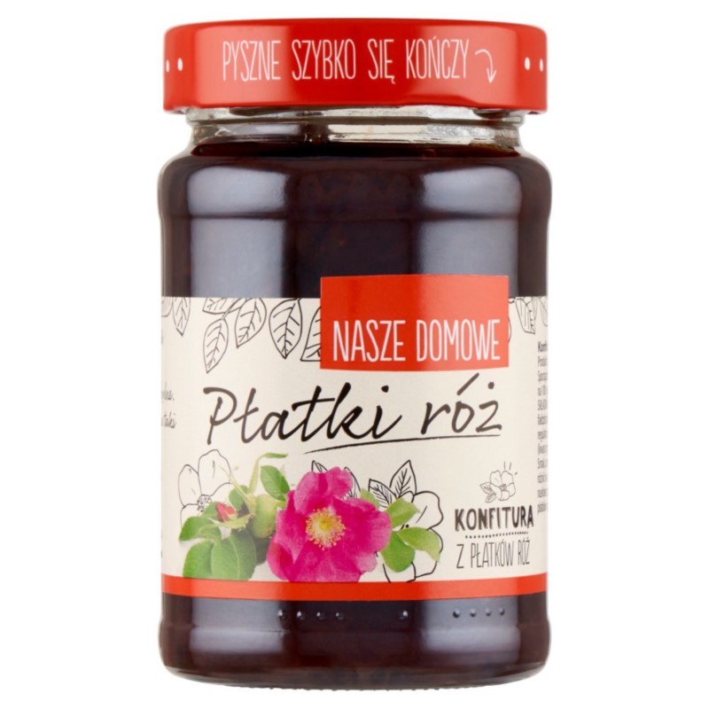 Nasze Domowe Konfitura z płatków róży 350 g Nasze Domowe Konfitura z płatków róży 350 g