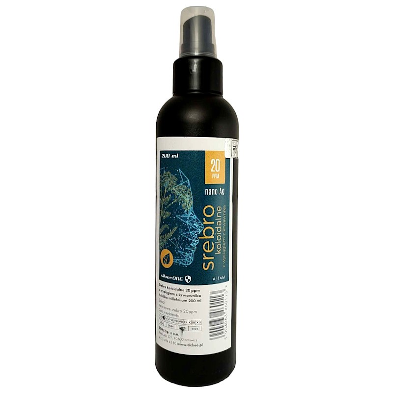 ZOKE Srebro koloida. z krwawanikiem 20 ppm. 200 ml