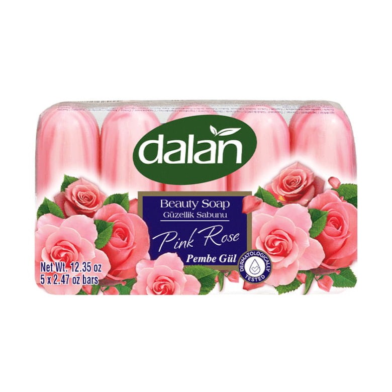 Dalan DIANA mydło toaletowe róża 5X75 g