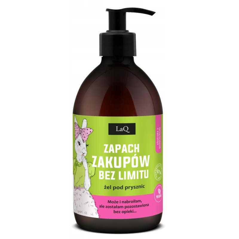 LAQ KIWI I WINOGRONA Zapach zakupów bez limitu żel LAQ KIWI I WINOGRONA Zapach zakupów bez limitu żel