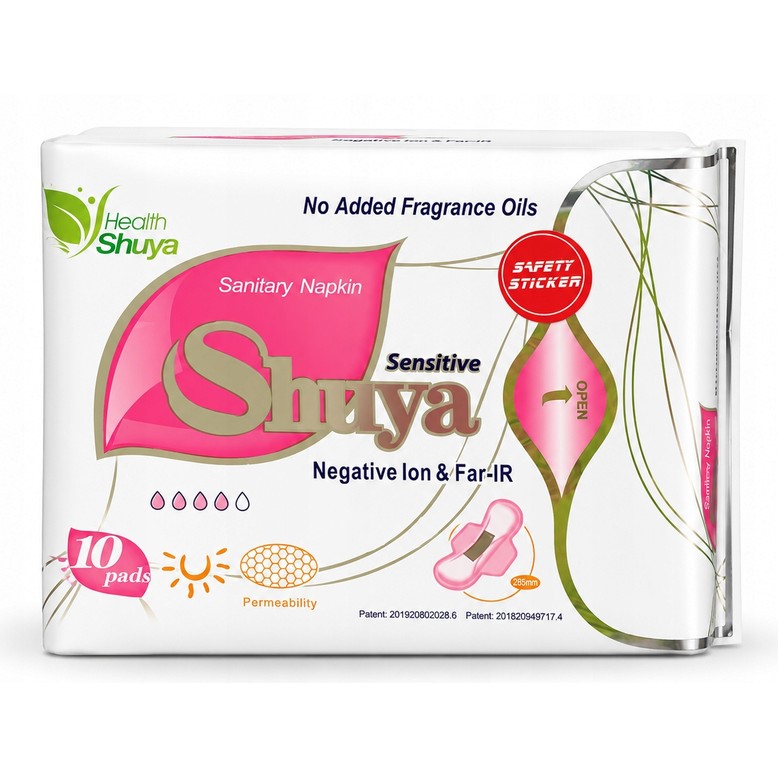 Shuya Health Sensitive Podpaski dzienne 10 szt.