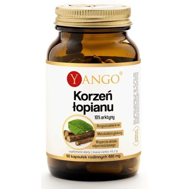Yango Korzeń Łopianu 480 mg 90 k Yango Korzeń Łopianu 480 mg 90 k