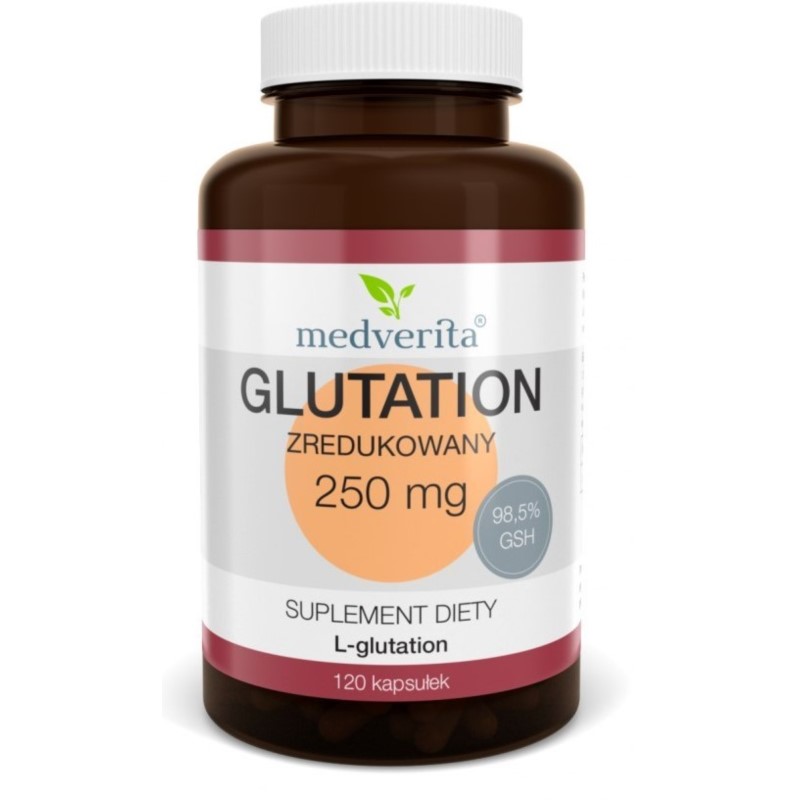 Medverita Glutation Zreukowany 250mg 120 kap Medverita Glutation Zreukowany 250mg 120 kap