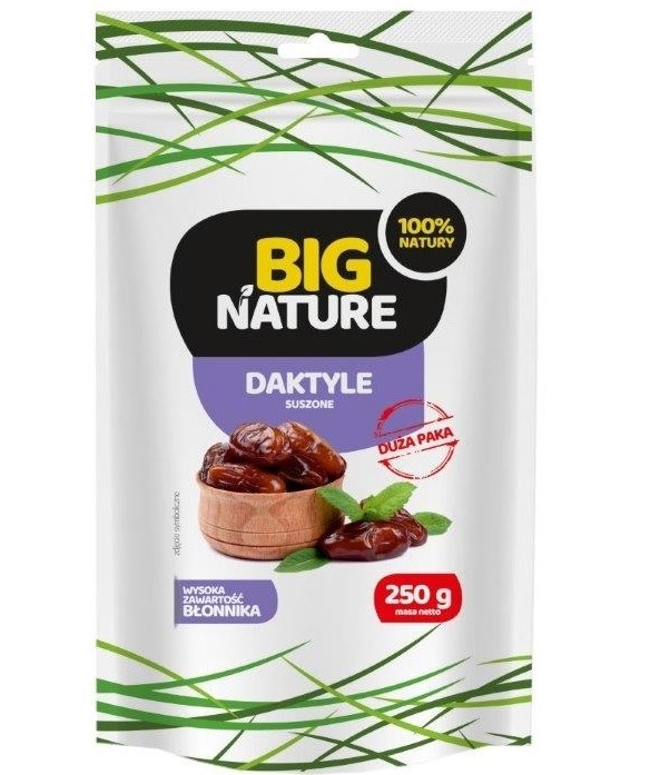 Big Nature Daktyle suszone 250 g Big Nature Daktyle suszone 250 g