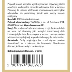 Yango Diatomit Okrzemki naturalne 70 g Yango Diatomit Okrzemki naturalne 70 g