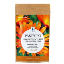 Planta Lek Pastylki z nagietkiem, lnem i prawoślaz