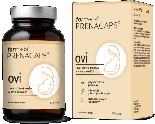 Formeds Prenacaps Myo Chiro Inozytol Nac 30 porcji Formeds Prenacaps Myo Chiro Inozytol Nac 30 porcji