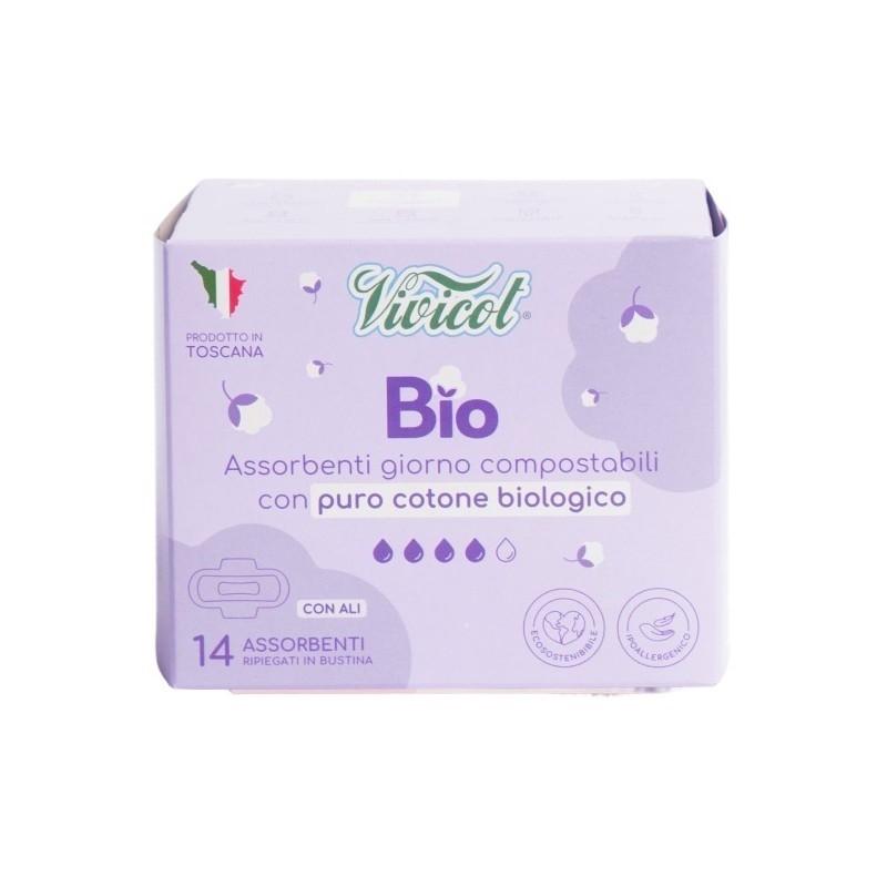 Vivicot Bio Podpaski Higieniczne Z Bio Bawełny 14 Vivicot Bio Podpaski Higieniczne Z Bio Bawełny 14