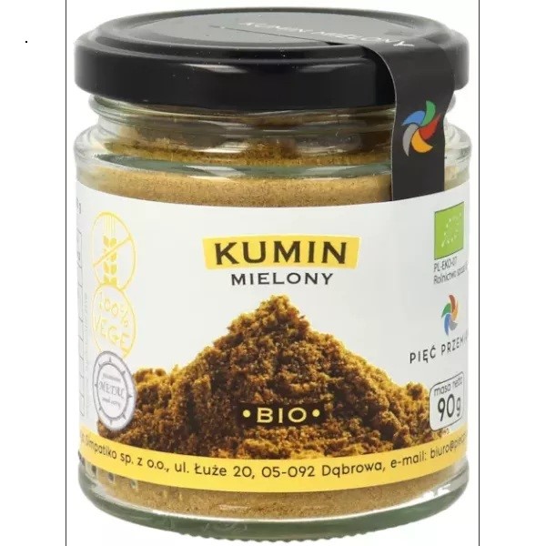 Pięć Przemian Kumin Mielony BIO 90 g Pięć Przemian Kumin Mielony BIO 90 g