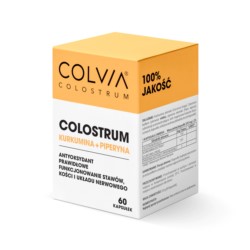 Colvita Colostrum Kurkumina + Piperyna 60 szt