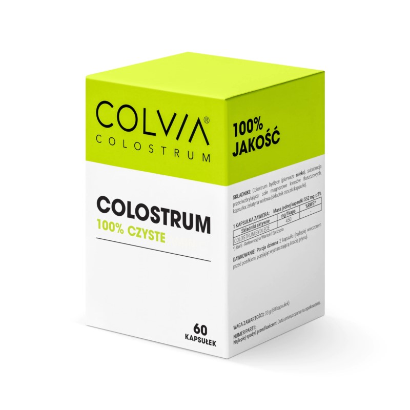 Colvita Colostrum Czyste 100 % 60 szt Colvita Colostrum Czyste 100 % 60 szt