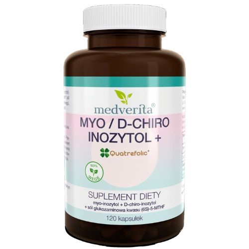 Medverita Myo / D-Chiro Inozytol + 120 k Medverita Myo / D-Chiro Inozytol + 120 k